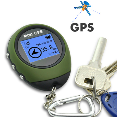 Mini GPS Receiver Location Finder Keychain - Click Image to Close